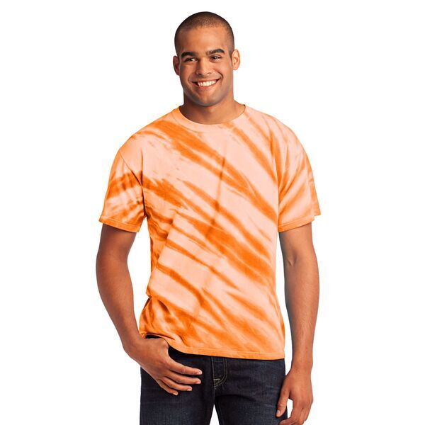 Port & Company® Essential Tiger Stripe Tie-Dye Men's Tee