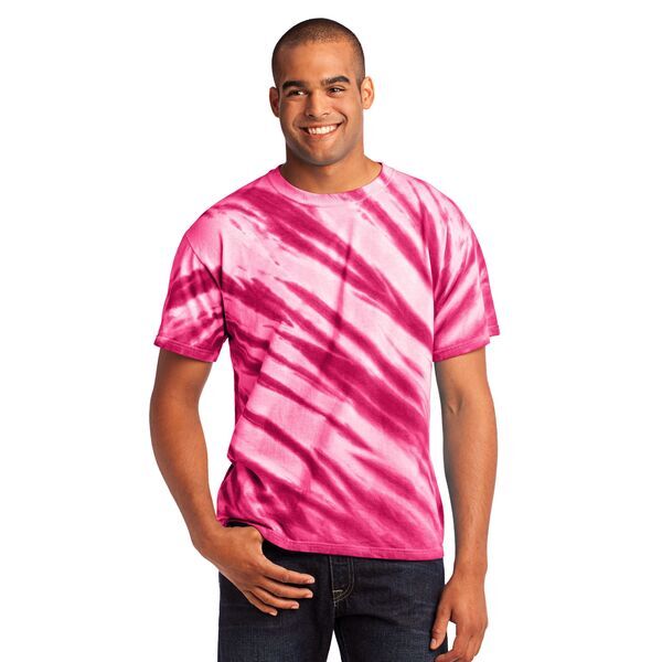 Port & Company® Essential Tiger Stripe Tie-Dye Men's Tee