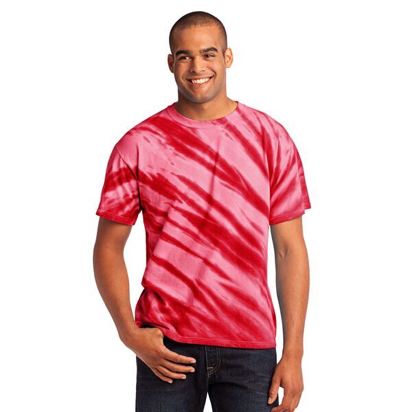 Port & Company® Essential Tiger Stripe Tie-Dye Men's Tee