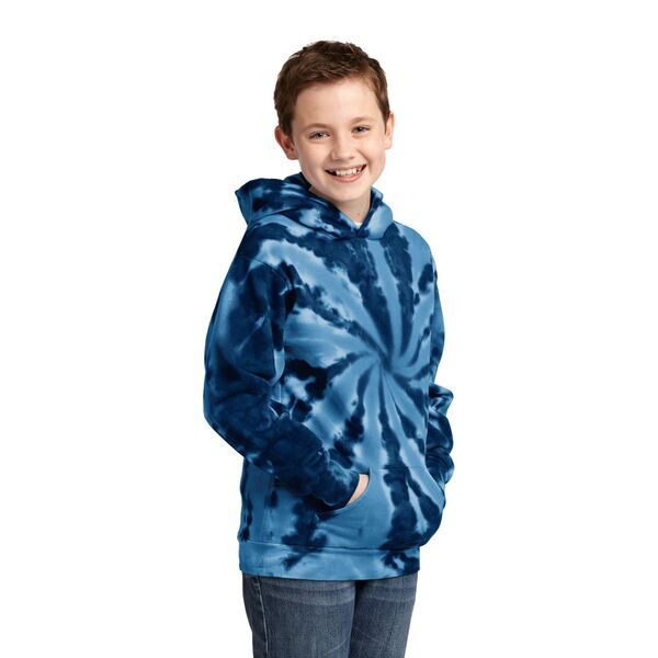 Port & Company® Essential Tie-Dye Youth Kanga Hoodie