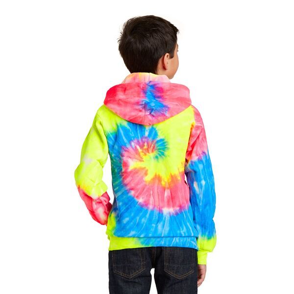 Port & Company® Essential Tie-Dye Youth Kanga Hoodie