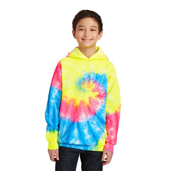 Port & Company® Essential Tie-Dye Youth Kanga Hoodie