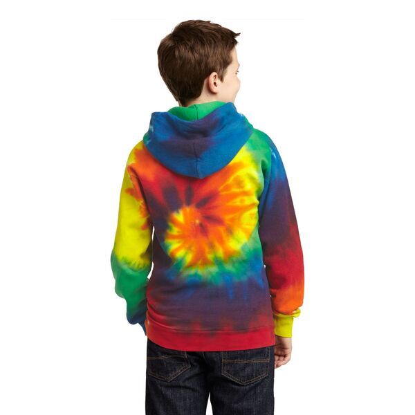 Port & Company® Essential Tie-Dye Youth Kanga Hoodie