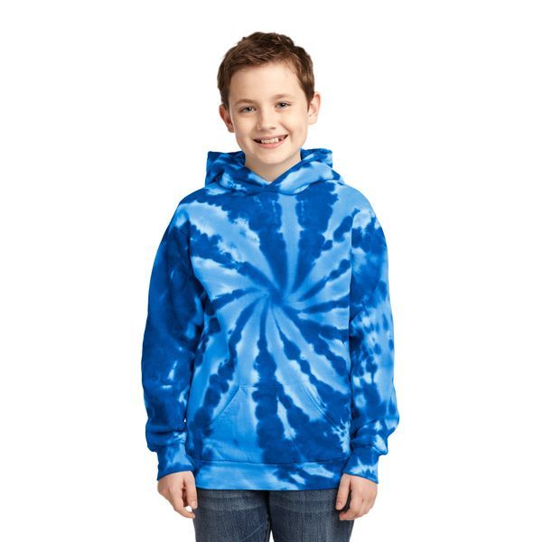 Port & Company® Essential Tie-Dye Youth Kanga Hoodie