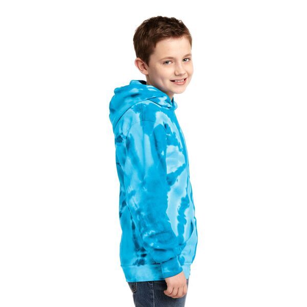 Port & Company® Essential Tie-Dye Youth Kanga Hoodie