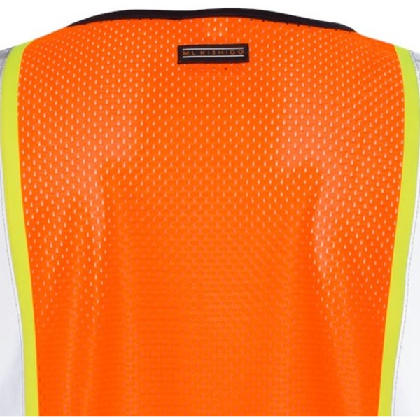 ML Kishigo® Economy Contrast Safety Vest with Zipper Closure
