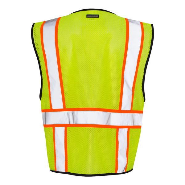 ML Kishigo® Economy Contrast Safety Vest with Zipper Closure