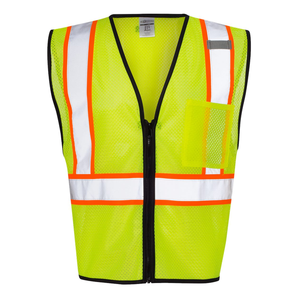 ML Kishigo® Economy Contrast Safety Vest with Zipper Closure