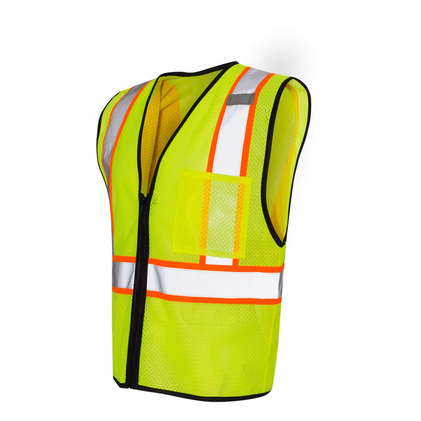ML Kishigo® Economy Contrast Safety Vest with Zipper Closure