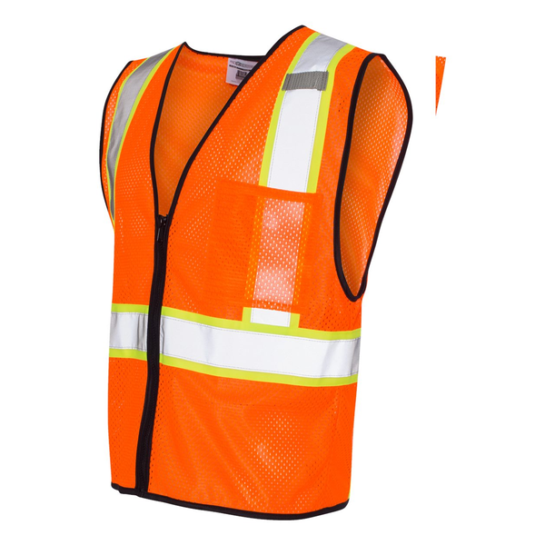 ML Kishigo® Economy Contrast Safety Vest with Zipper Closure