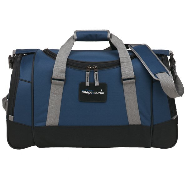 Deluxe 600D Polyester Travel Duffel, 22"