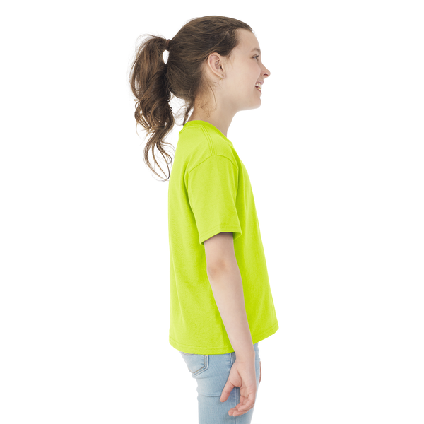 JERZEES® Dri-Power® Active 50/50 Youth Performance Tee, Safety Colors
