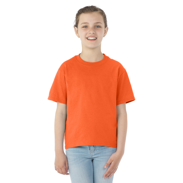 JERZEES® Dri-Power® Active 50/50 Youth Performance Tee, Safety Colors