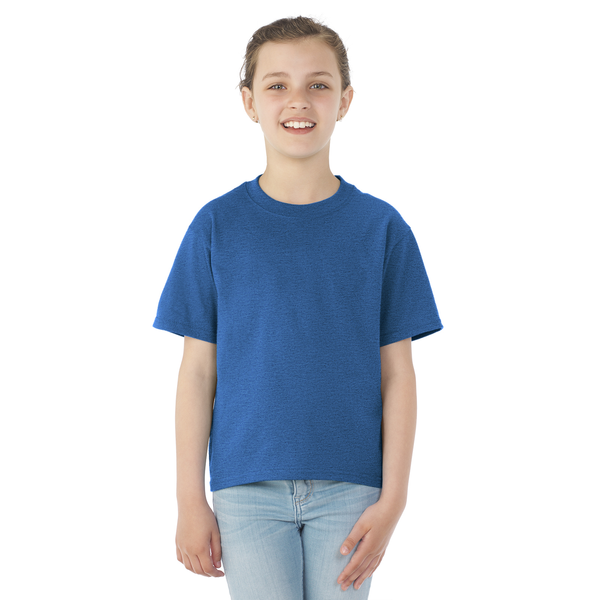 JERZEES® Dri-Power® Active 50/50 Youth Performance Tee, Vintage Heathers