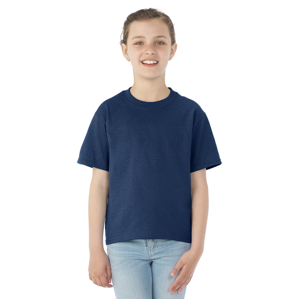 JERZEES® Dri-Power® Active 50/50 Youth Performance Tee, Vintage Heathers