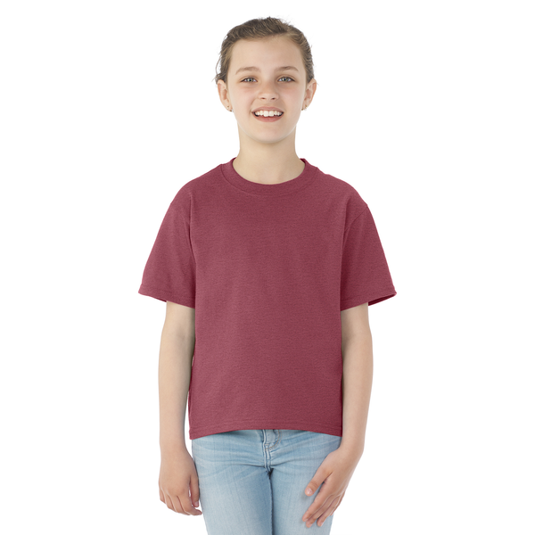 JERZEES® Dri-Power® Active 50/50 Youth Performance Tee, Vintage Heathers