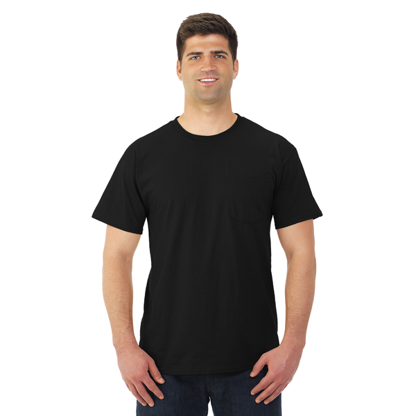 JERZEES® Dri-Power® Active 50/50 Men's Performance Pocket Tee