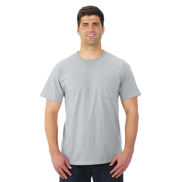 JERZEES® Dri-Power® Active 50/50 Men's Performance Pocket Tee