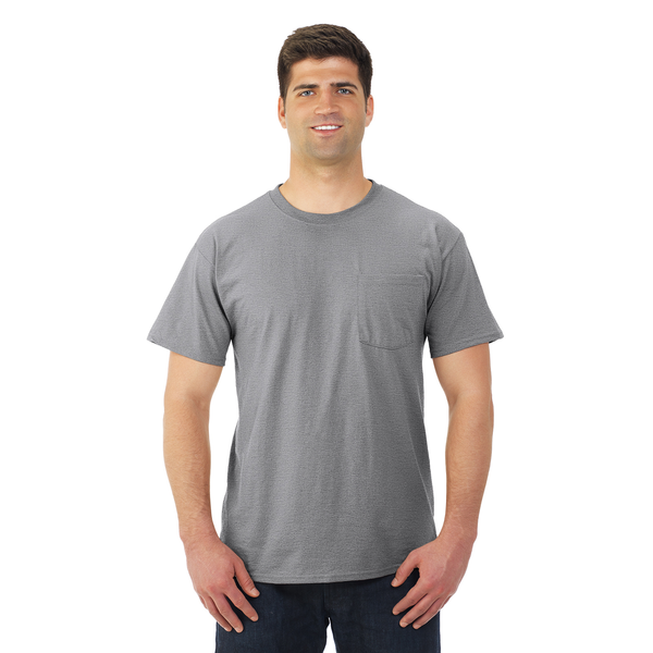 JERZEES® Dri-Power® Active 50/50 Men's Performance Pocket Tee