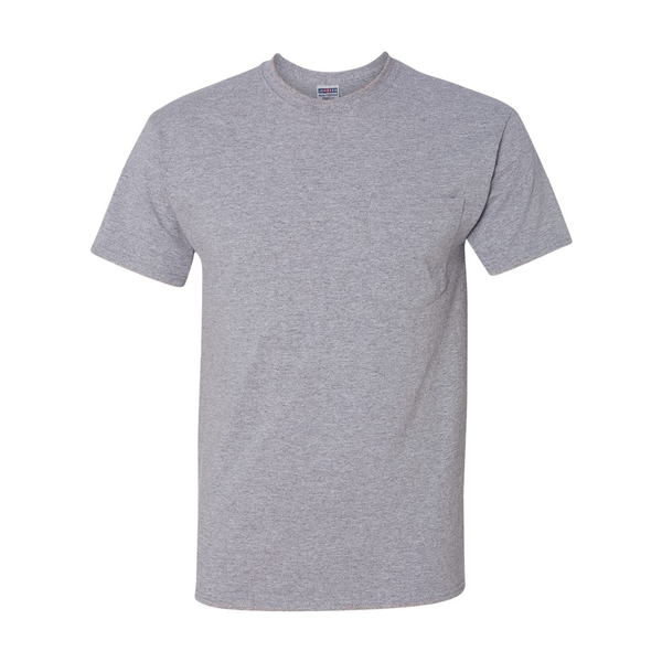 JERZEES® Dri-Power® Active 50/50 Men's Performance Pocket Tee