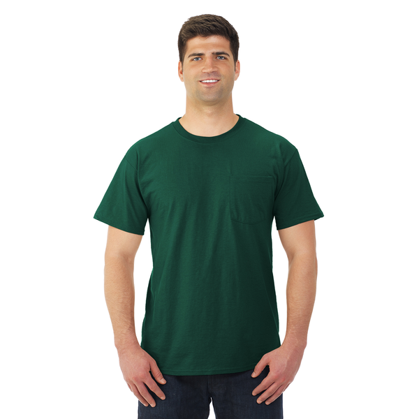 JERZEES® Dri-Power® Active 50/50 Men's Performance Pocket Tee