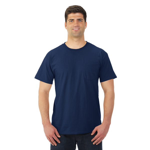 JERZEES® Dri-Power® Active 50/50 Men's Performance Pocket Tee