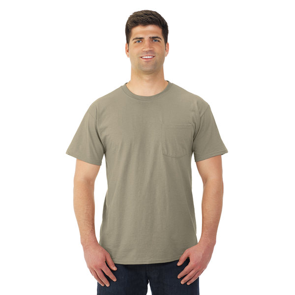 JERZEES® Dri-Power® Active 50/50 Men's Performance Pocket Tee