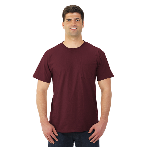 JERZEES® Dri-Power® Active 50/50 Men's Performance Pocket Tee