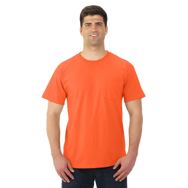 JERZEES® Dri-Power® Active 50/50 Men's Performance Pocket Tee