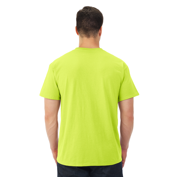 JERZEES® Dri-Power® Active 50/50 Men's Performance Pocket Tee, Safety Colors