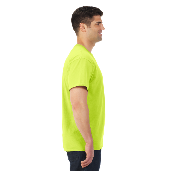 JERZEES® Dri-Power® Active 50/50 Men's Performance Pocket Tee, Safety Colors