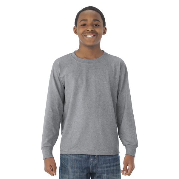 JERZEES® Dri-Power® Active 50/50 Youth Long Sleeve Performance Tee