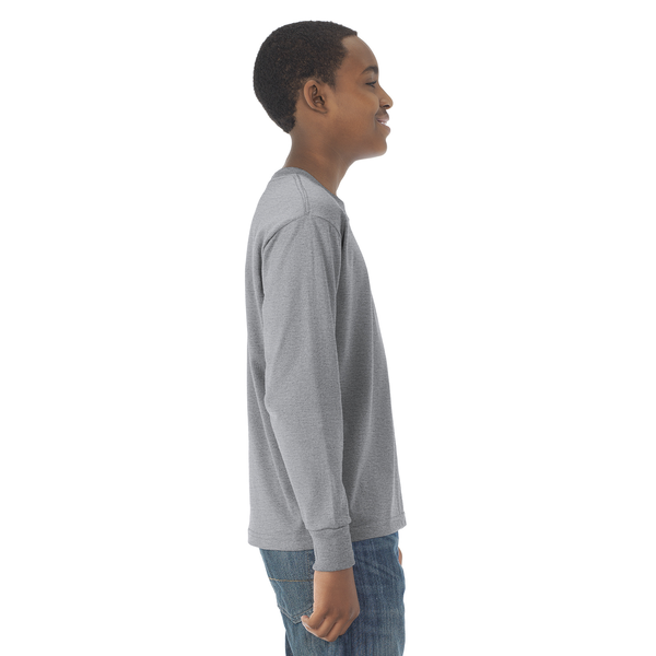 JERZEES® Dri-Power® Active 50/50 Youth Long Sleeve Performance Tee