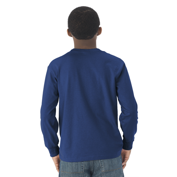 JERZEES® Dri-Power® Active 50/50 Youth Long Sleeve Performance Tee