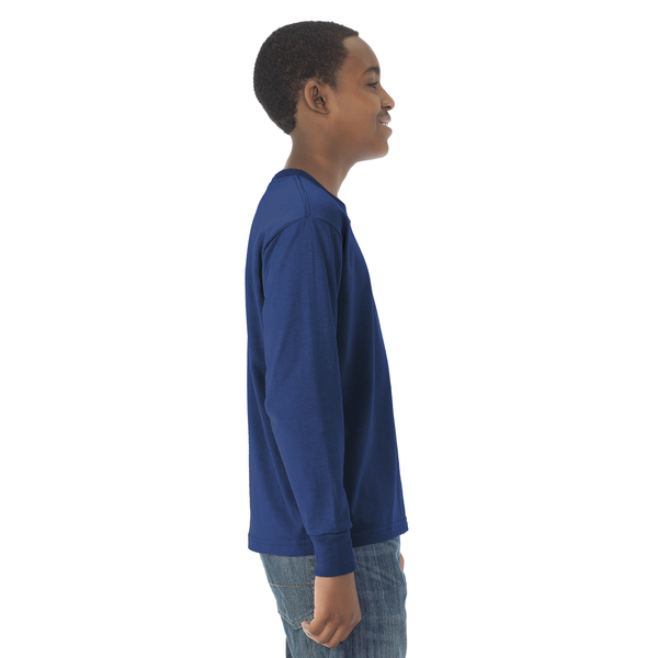 JERZEES® Dri-Power® Active 50/50 Youth Long Sleeve Performance Tee