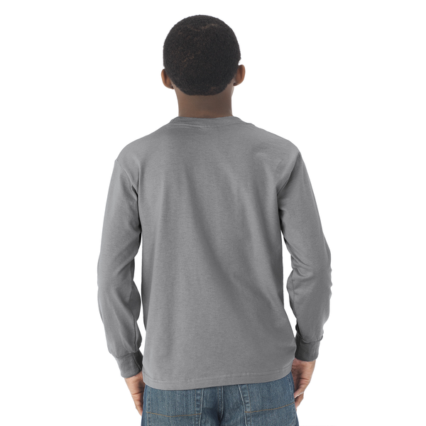 JERZEES® Dri-Power® Active 50/50 Youth Long Sleeve Performance Tee