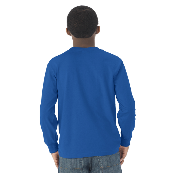 JERZEES® Dri-Power® Active 50/50 Youth Long Sleeve Performance Tee