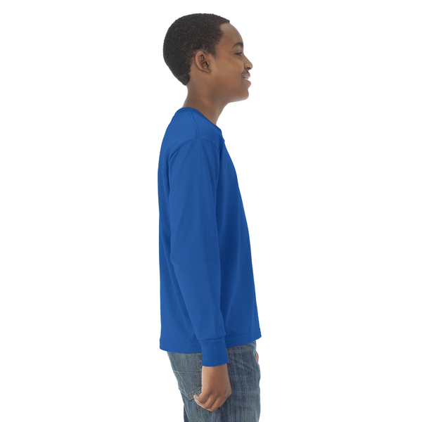JERZEES® Dri-Power® Active 50/50 Youth Long Sleeve Performance Tee