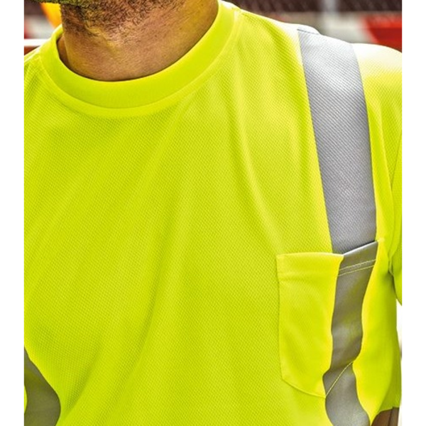 ML Kishigo® High Viz Microfiber Men's Performance Safety Tee