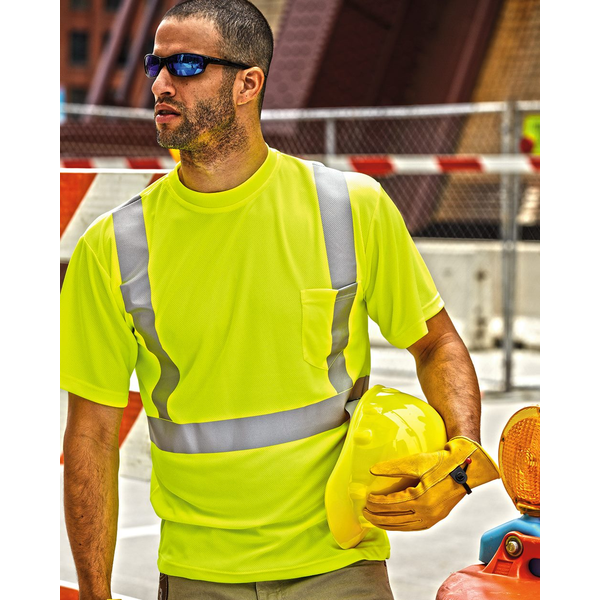 ML Kishigo® High Viz Microfiber Men's Performance Safety Tee