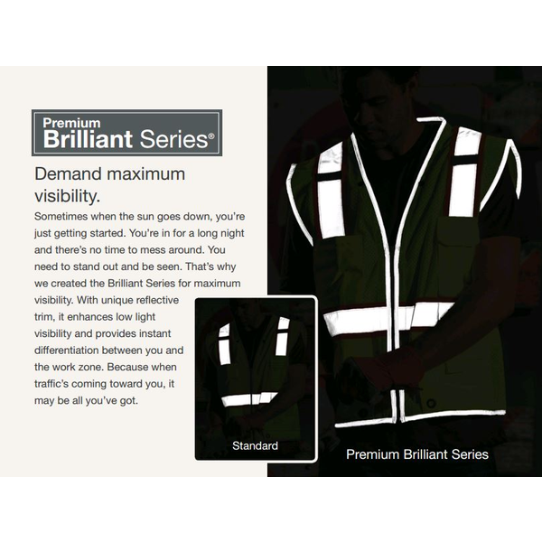 ML Kishigo® Brilliant Series Economy Safety Vest