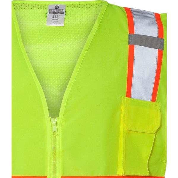 ML Kishigo® Ultra-Cool™ Mesh Solid Front Safety Vest