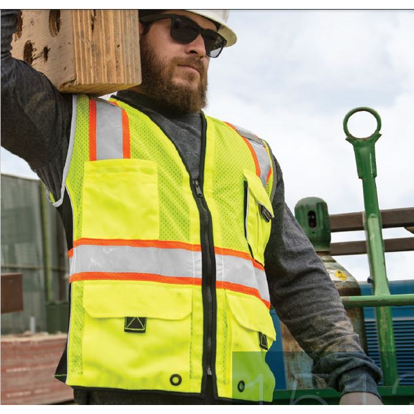 ML Kishigo® Black Series Heavy Duty Safety Vest