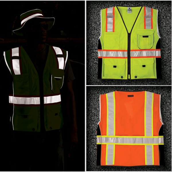 ML Kishigo® Black Series Heavy Duty Safety Vest