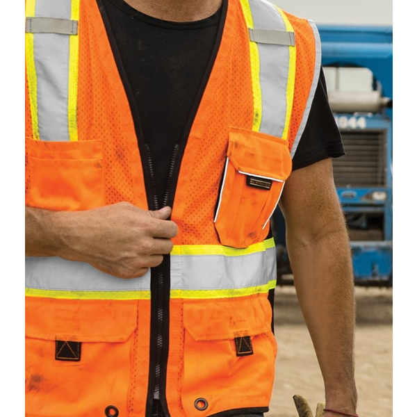 ML Kishigo® Black Series Heavy Duty Safety Vest