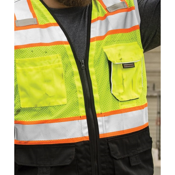 ML Kishigo® Black Series Black Bottom Safety Vest