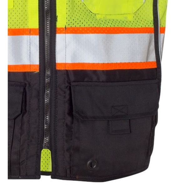 ML Kishigo® Black Series Black Bottom Safety Vest