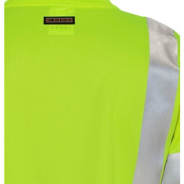 ML Kishigo® Microfiber Long Sleeve Men's Performance Class 3 Safety Tee