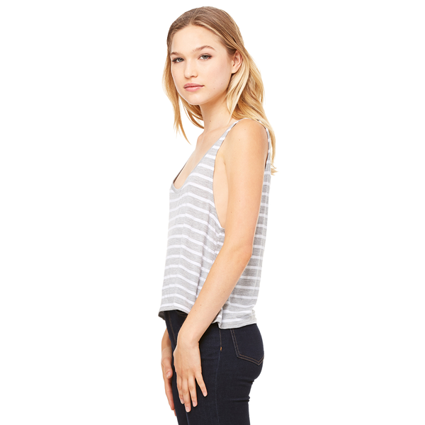 Bella + Canvas® Flowy Boxy Ladies' Striped Tank | Promotions Now