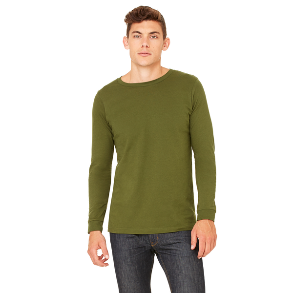 Bella + Canvas® Cotton Jersey Men's Long Sleeve Tee
